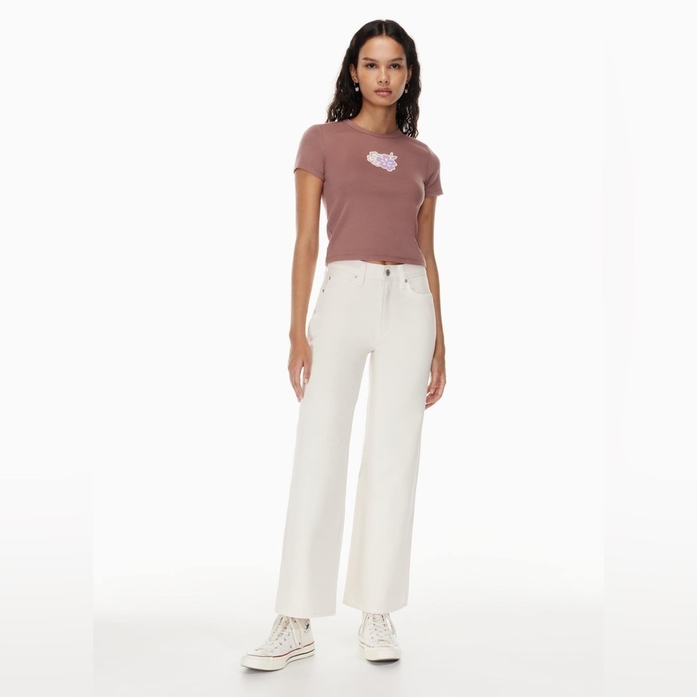 Sunday Best White Flare Jeans with Wide Leg